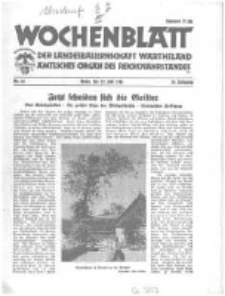 Wochenblatt der Landesbauernschaft Wartheland: amtliches Organ des Reichsnährstandes. 1941.07.12 Jg.39 nr28