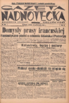Gazeta Nadnotecka (Orędownik Kresowy): pismo codzienne 1938.10.16 R.18 Nr238